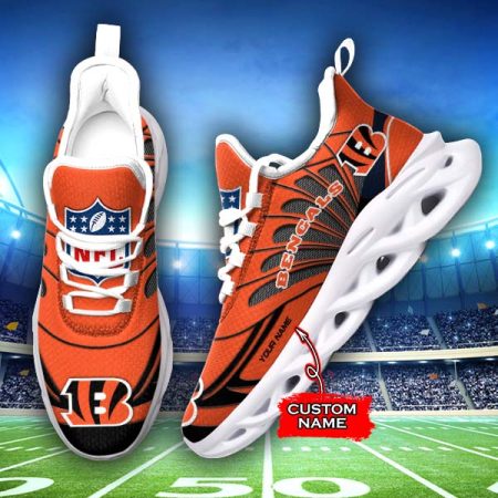 Cincinnati Bengals NFL Max Soul Shoes Sneakers For Men And Women