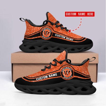 Cincinnati Bengals NFL Max Soul Shoes Sneakers For Men And Women