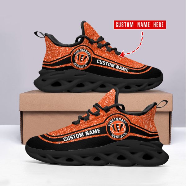Cincinnati Bengals NFL Max Soul Shoes Sneakers For Men And Women