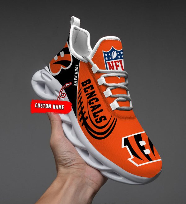 Cincinnati Bengals NFL Max Soul Shoes Sneakers For Men And Women