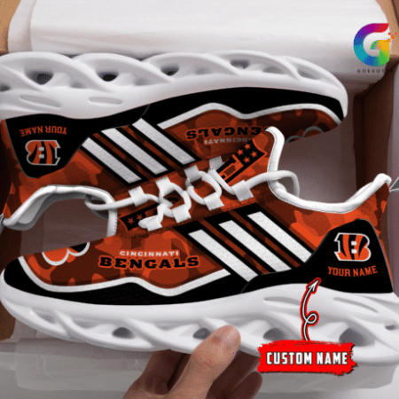 Cincinnati Bengals NFL Max Soul Shoes Sneakers For Men And Women