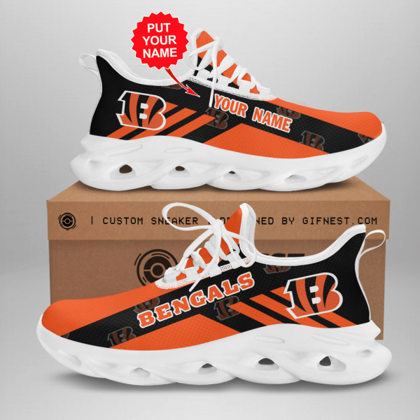 Cincinnati Bengals NFL Max Soul Shoes Sneakers For Men And Women