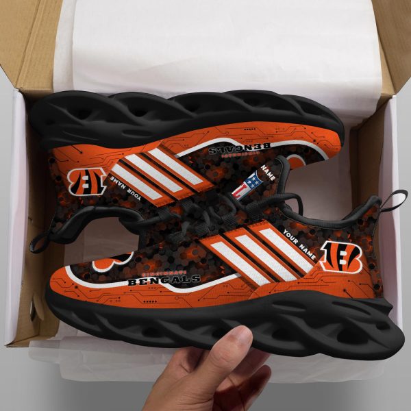 Cincinnati Bengals NFL Max Soul Shoes Sneakers For Men And Women