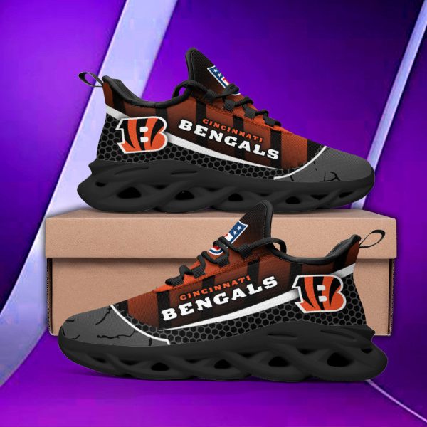 Cincinnati Bengals NFL Max Soul Shoes Sneakers For Men And Women