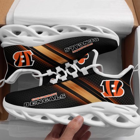 Cincinnati Bengals NFL Max Soul Shoes Sneakers For Men And Women