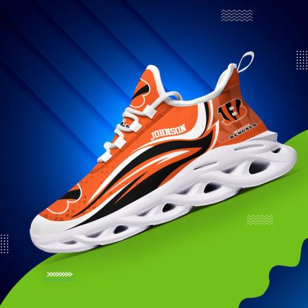 Cincinnati Bengals NFL Max Soul Shoes Sneakers For Men And Women
