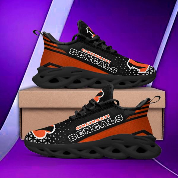 Cincinnati Bengals NFL Max Soul Shoes Sneakers For Men And Women