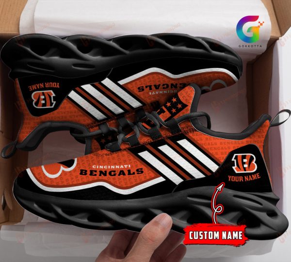 Cincinnati Bengals NFL Max Soul Shoes Sneakers For Men And Women