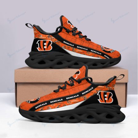 Cincinnati Bengals NFL Max Soul Shoes Sneakers For Men And Women