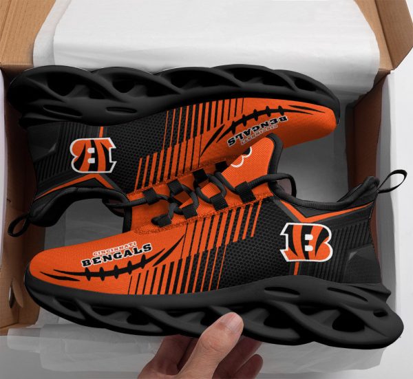 Cincinnati Bengals NFL Max Soul Shoes Sneakers For Men And Women