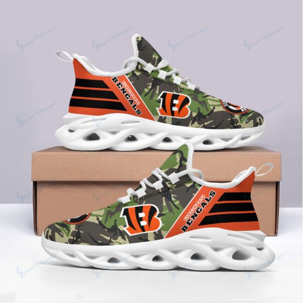 Cincinnati Bengals NFL Max Soul Shoes Sneakers For Men And Women