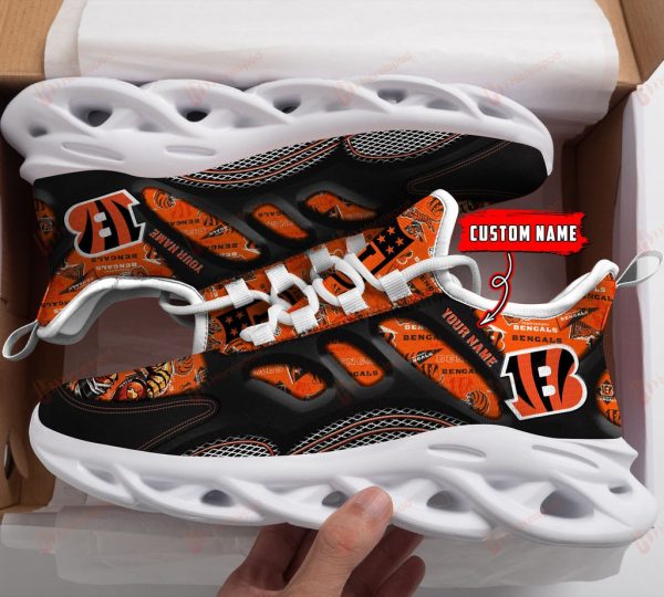 Cincinnati Bengals NFL Max Soul Shoes Sneakers For Men And Women