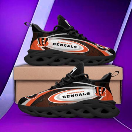 Cincinnati Bengals NFL Max Soul Shoes Sneakers For Men And Women