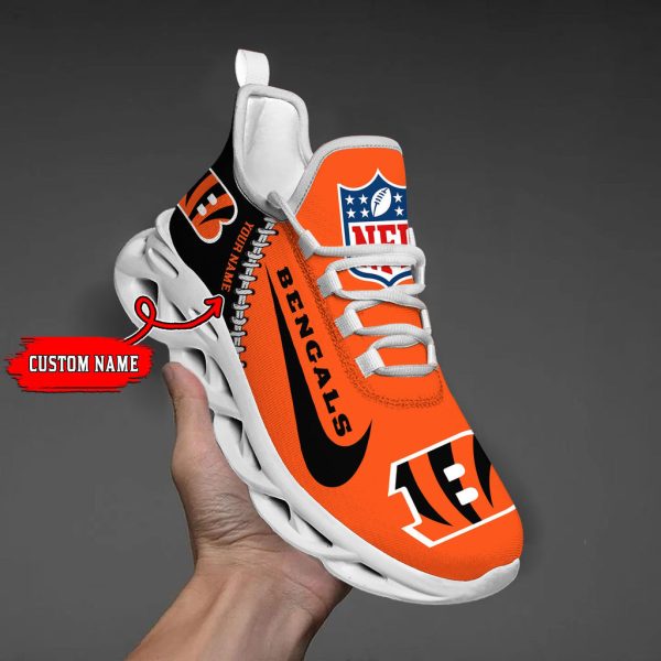 Cincinnati Bengals NFL Max Soul Shoes Sneakers For Men And Women