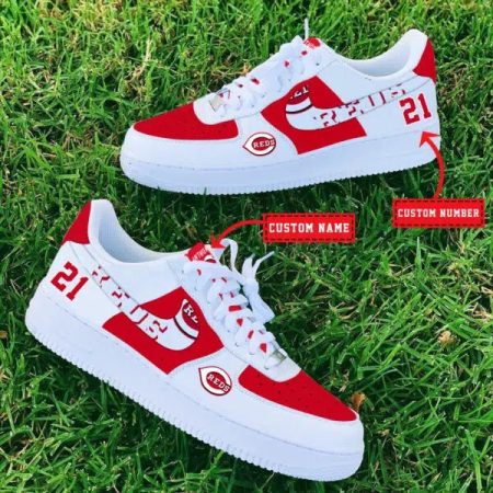 Cincinnati Reds MLB Air Low-Top Sneakers Shoes For Men And Women