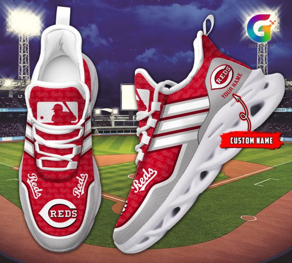Cincinnati Reds MLB Max Soul Shoes Sneakers For Men And Women