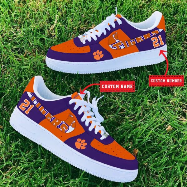 Clemson Tigers NCAA Air Low-Top Sneakers Shoes For Men And Women
