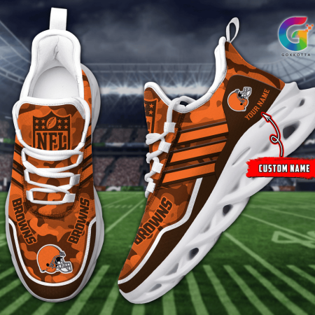 Cleveland Browns Max Soul Shoes Sneakers For Men And Women