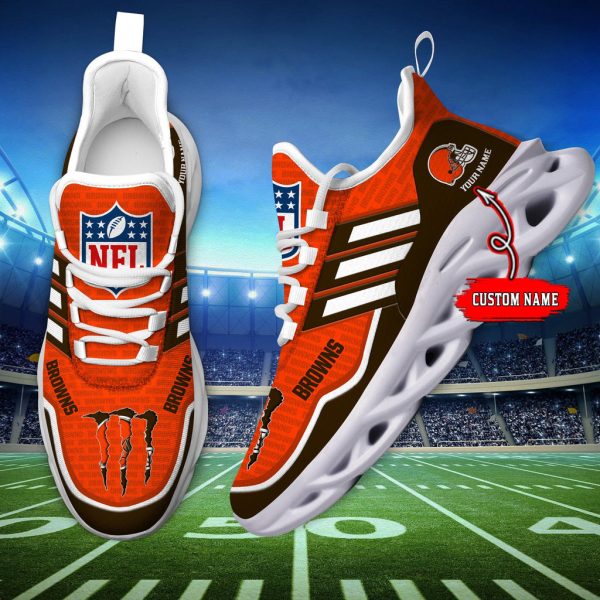 Cleveland Browns Max Soul Shoes Sneakers For Men And Women