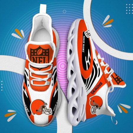 Cleveland Browns Max Soul Shoes Sneakers For Men And Women