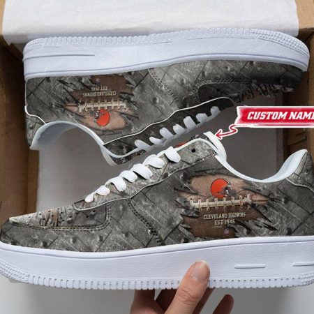 Cleveland Browns NFL Air Low-Top Sneakers Shoes For Men And Women