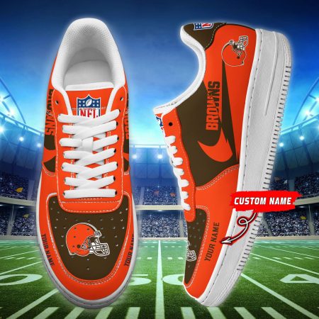 Cleveland Browns NFL Air Low-Top Sneakers Shoes For Men And Women