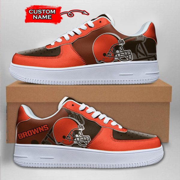Cleveland Browns NFL Air Low-Top Sneakers Shoes For Men And Women