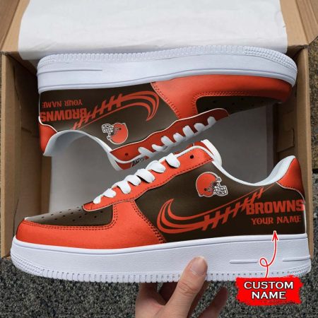 Cleveland Browns NFL Air Low-Top Sneakers Shoes For Men And Women