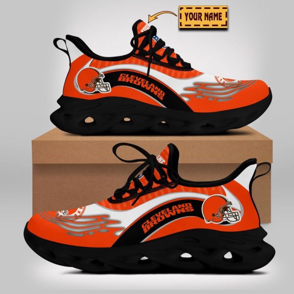 Cleveland Browns NFL Max Soul Shoes Sneakers For Men And Women