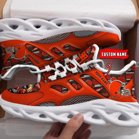 Cleveland Browns NFL Max Soul Shoes Sneakers For Men And Women