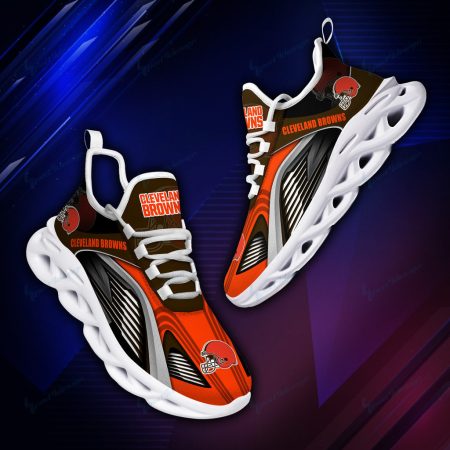 Cleveland Browns NFL Max Soul Shoes Sneakers For Men And Women