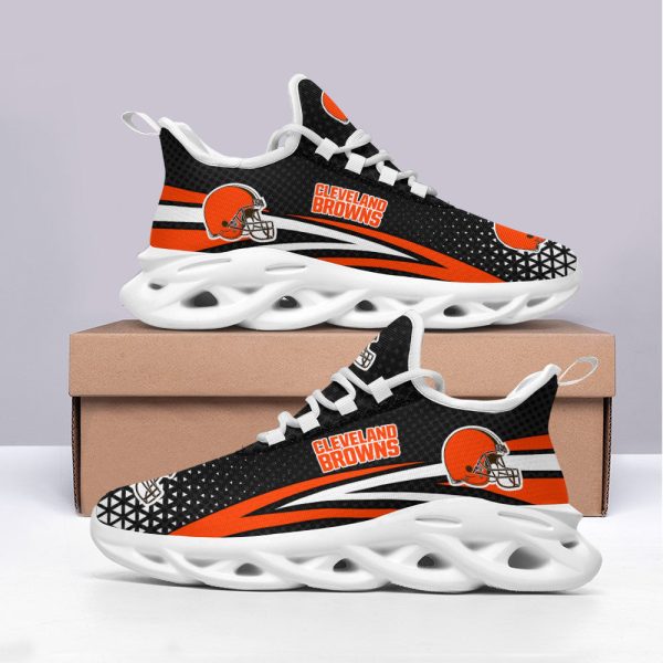 Cleveland Browns NFL Max Soul Shoes Sneakers For Men And Women