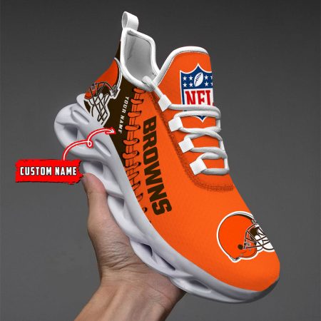 Cleveland Browns NFL Max Soul Shoes Sneakers For Men And Women