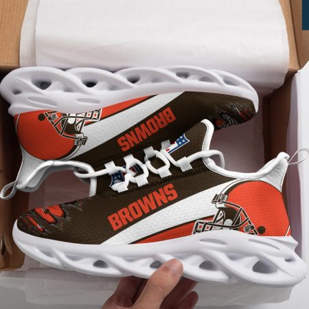 Cleveland Browns NFL Max Soul Shoes Sneakers For Men And Women