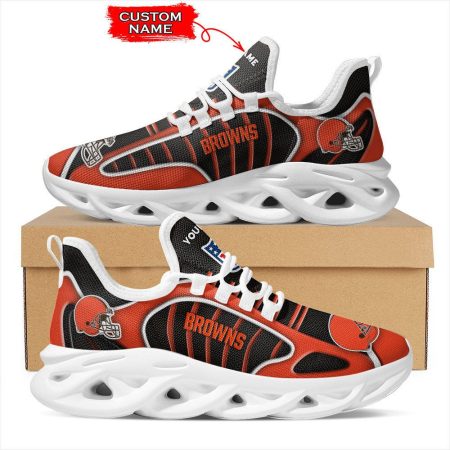 Cleveland Browns NFL Max Soul Shoes Sneakers For Men And Women