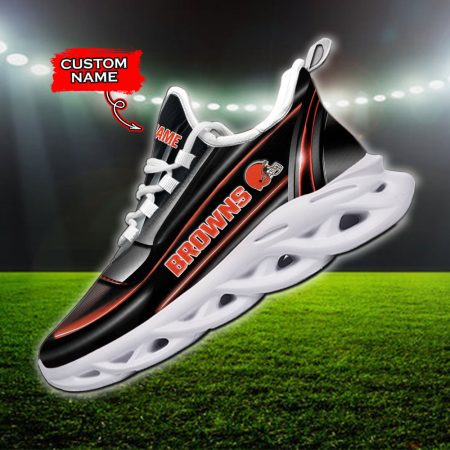 Cleveland Browns NFL Max Soul Shoes Sneakers For Men And Women