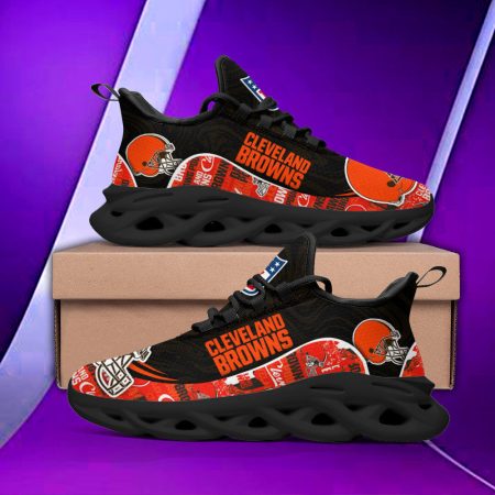 Cleveland Browns NFL Max Soul Shoes Sneakers For Men And Women
