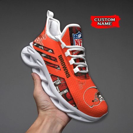 Cleveland Browns NFL Max Soul Shoes Sneakers For Men And Women