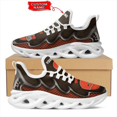 Cleveland Browns NFL Max Soul Shoes Sneakers For Men And Women