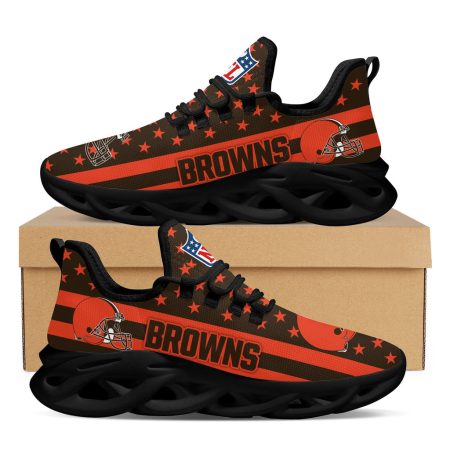 Cleveland Browns NFL Max Soul Shoes Sneakers For Men And Women