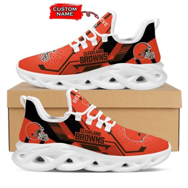 Cleveland Browns NFL Max Soul Shoes Sneakers For Men And Women