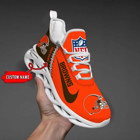 Cleveland Browns NFL Max Soul Shoes Sneakers For Men And Women