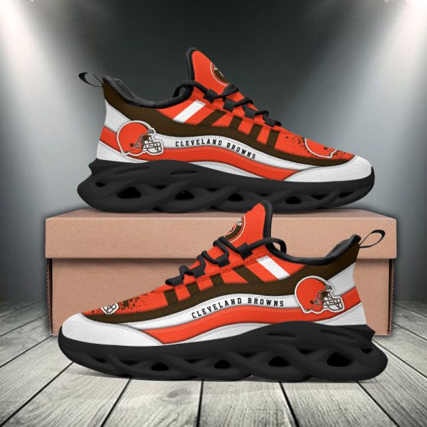 Cleveland Browns NFL Max Soul Shoes Sneakers For Men And Women