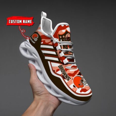 Cleveland Browns NFL Max Soul Shoes Sneakers For Men And Women