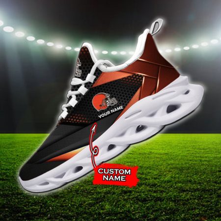 Cleveland Browns NFL Max Soul Shoes Sneakers For Men And Women