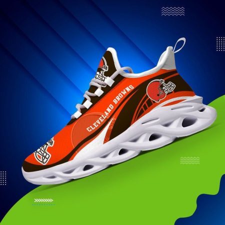 Cleveland Browns NFL Max Soul Shoes Sneakers For Men And Women