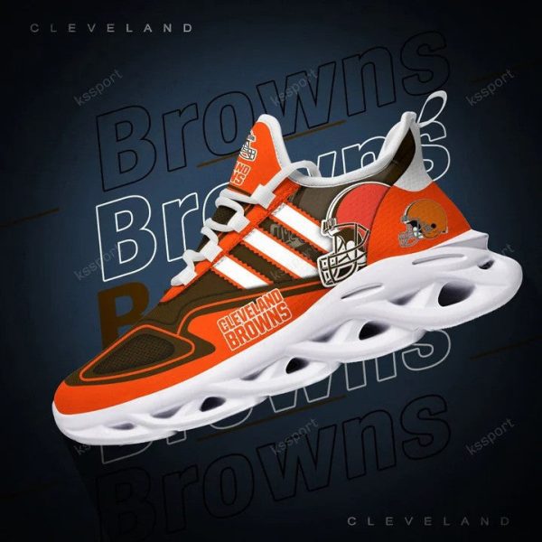 Cleveland Browns NFL Max Soul Shoes Sneakers For Men And Women
