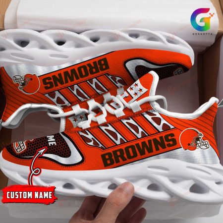 Cleveland Browns NFL Max Soul Shoes Sneakers For Men And Women