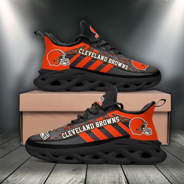Cleveland Browns NFL Max Soul Shoes Sneakers For Men And Women
