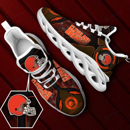 Cleveland Browns NFL Max Soul Shoes Sneakers For Men And Women